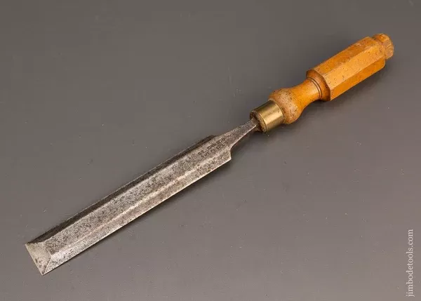 1 1/4 Inch Boxwood Handled Paring Chisel by C. F. JOHNSON SHEFFIELD - 114968