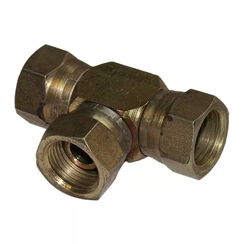 1 /2 Inch BSP Female T-Piece Hydraulic Fitting for General Purpose Tractor Applications