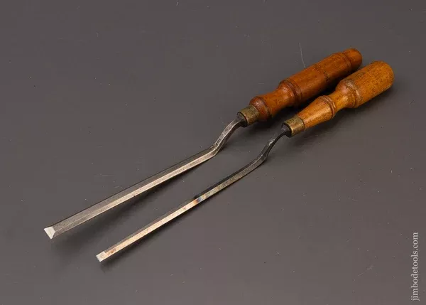 1/4 & 7/16 Inch BUCK BROS. Crank Neck Paring Chisels - 112287