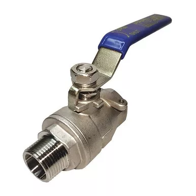 1-4" FNPT x MNPT Stainless Steel Ball Valve InlineG-SSVM-25NLH