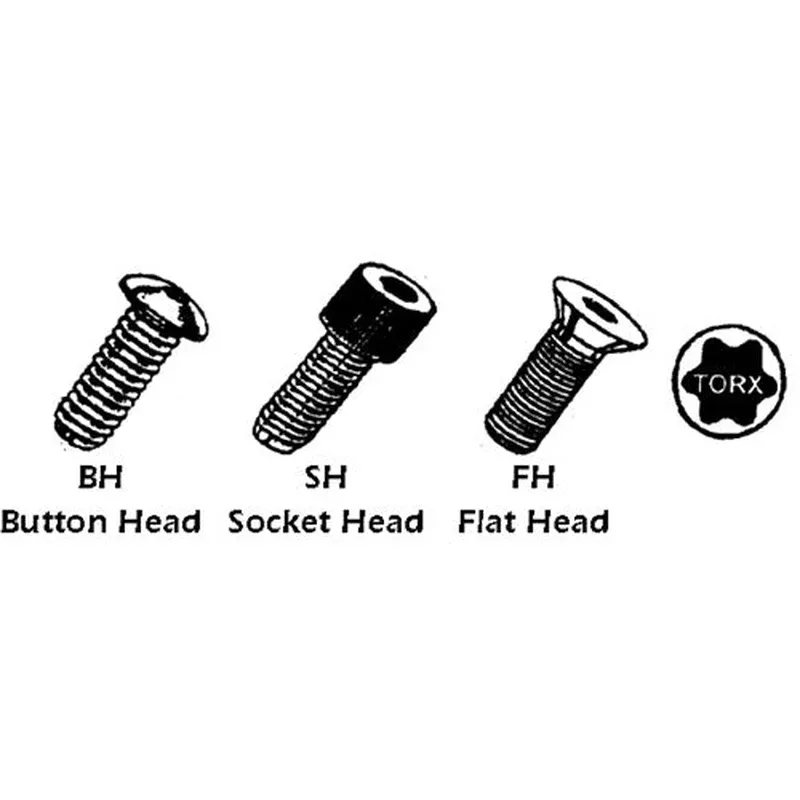 1-72 Socket head Torx Screws Pack of 10 Gold (#172SHTG)
