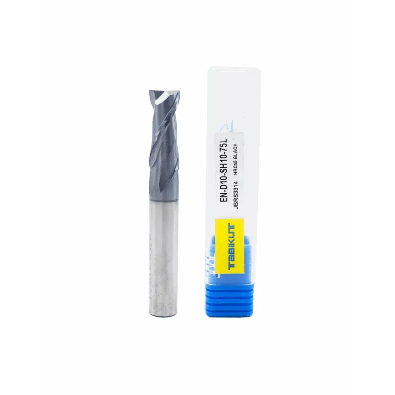 10 MM 2 flute cutter in 10 mm shank 45/55 hrc pack of 1