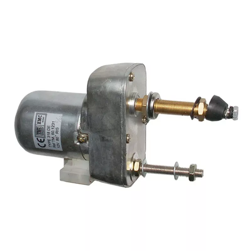 12-Volt Universal Windshield Wiper Motor with 80-Degree Sweep and Small Tapered Shaft