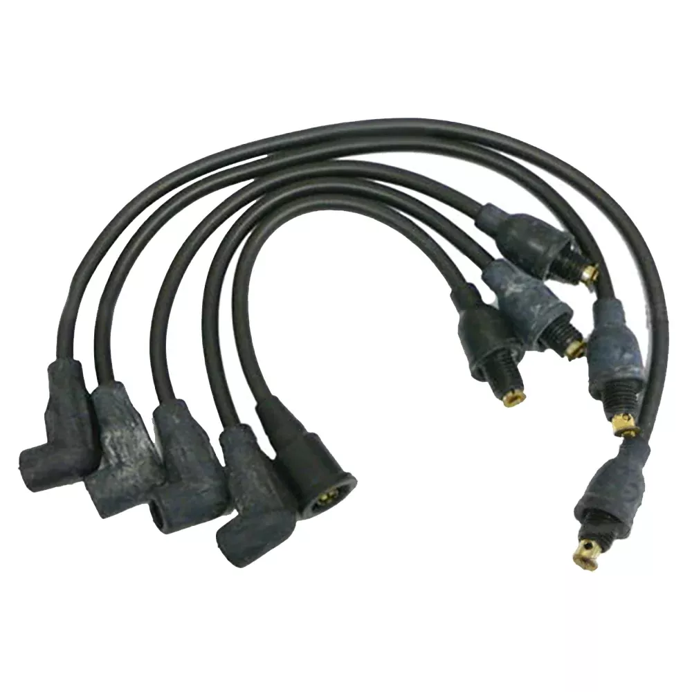 181604M91 Spark Plug Wire Set Threaded - 4 Cylinder Fits Massey Ferguson