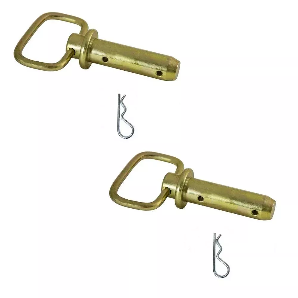 (2) 1" HITCH PINS w/ Hairpin Cotters for Western 93028 Buyers 130224 91965