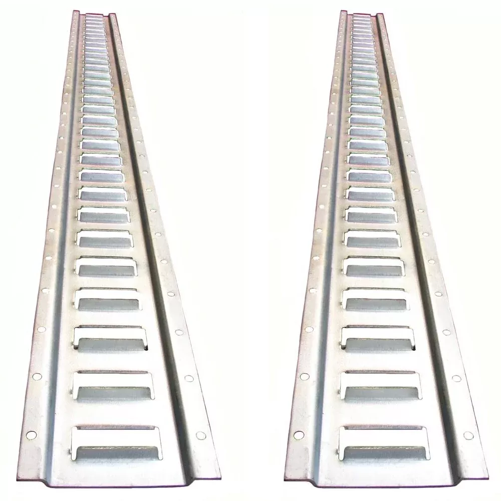 2 Pack E-Track 5' Horizontal Trailer Tie-Down Heavy Duty 12-Gauge Galvanized