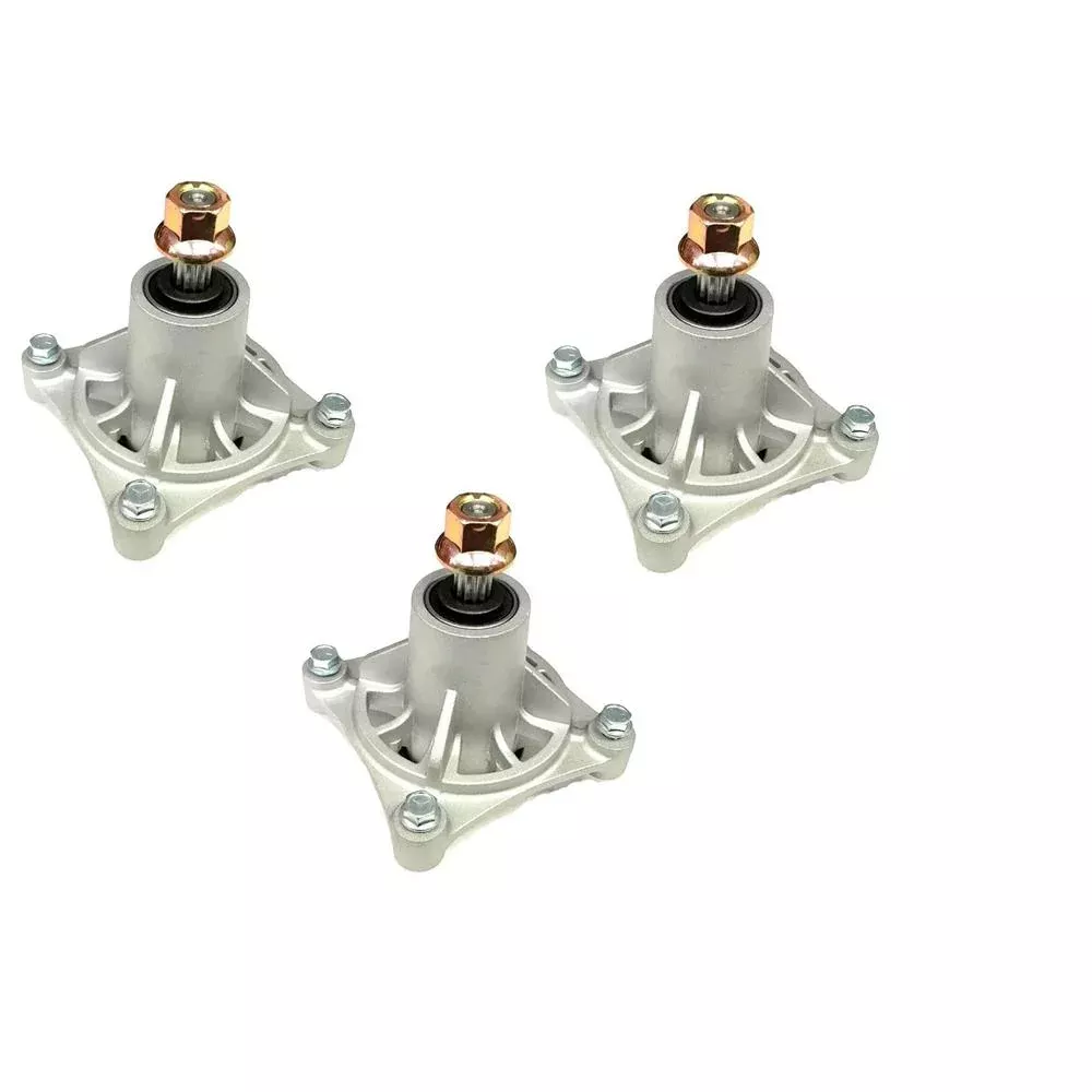 3 Replacement Spindle Assemblies for Hustler Mower Blade Deck 604214