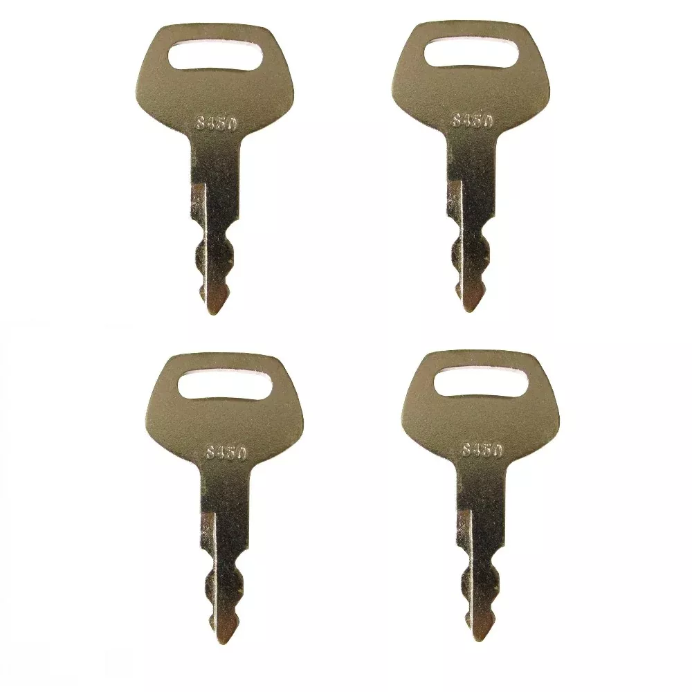 (4) S450 Ignition Switch Keys Fits Case Fits Linkbelt Fits JCB Fits Sumitomo