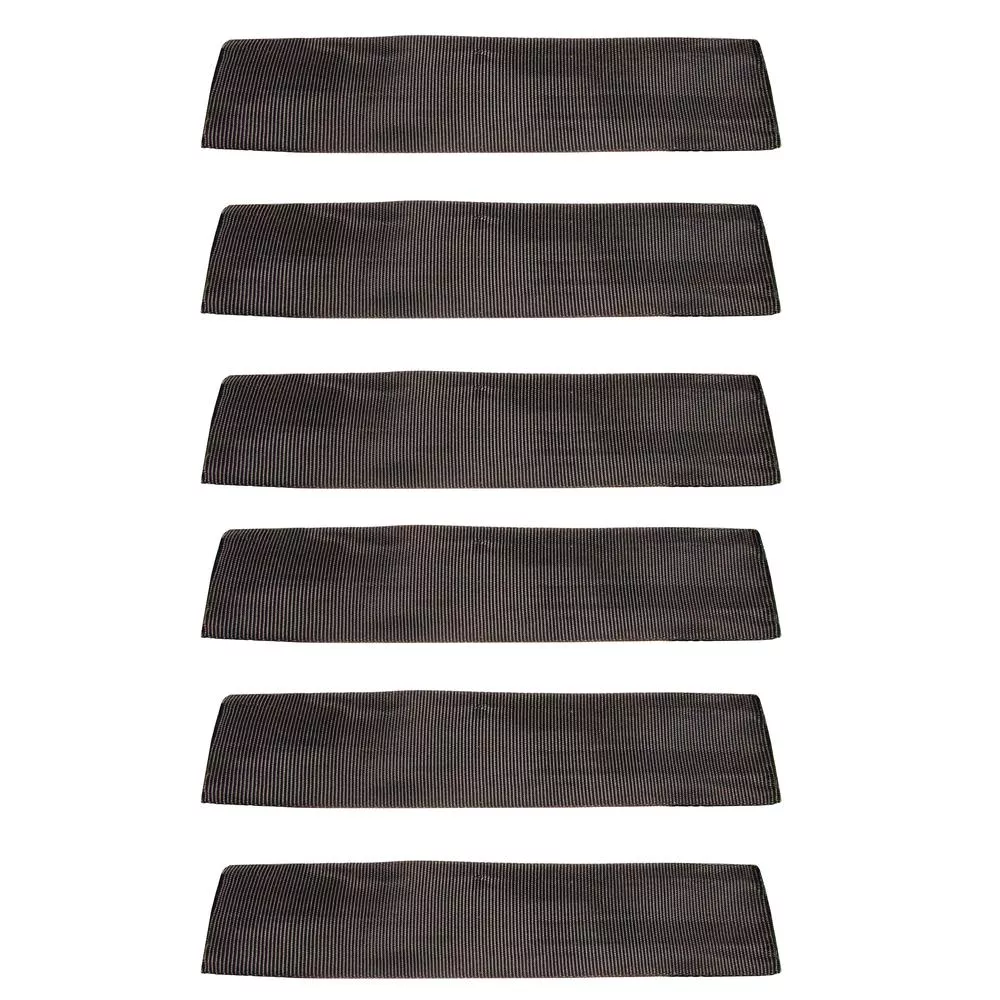 6 Sliding 12" Sleeves Webbing Web Protector for 2" Ratchet Tie Down Strap