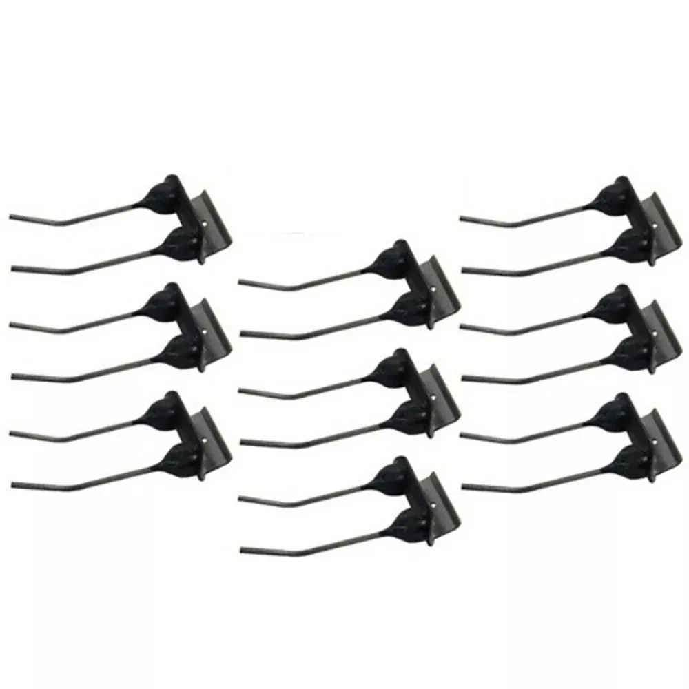 9 Pack of Double Wire Rubber Mounted Teeth Fits Massey Ferguson 1440 1445 1550