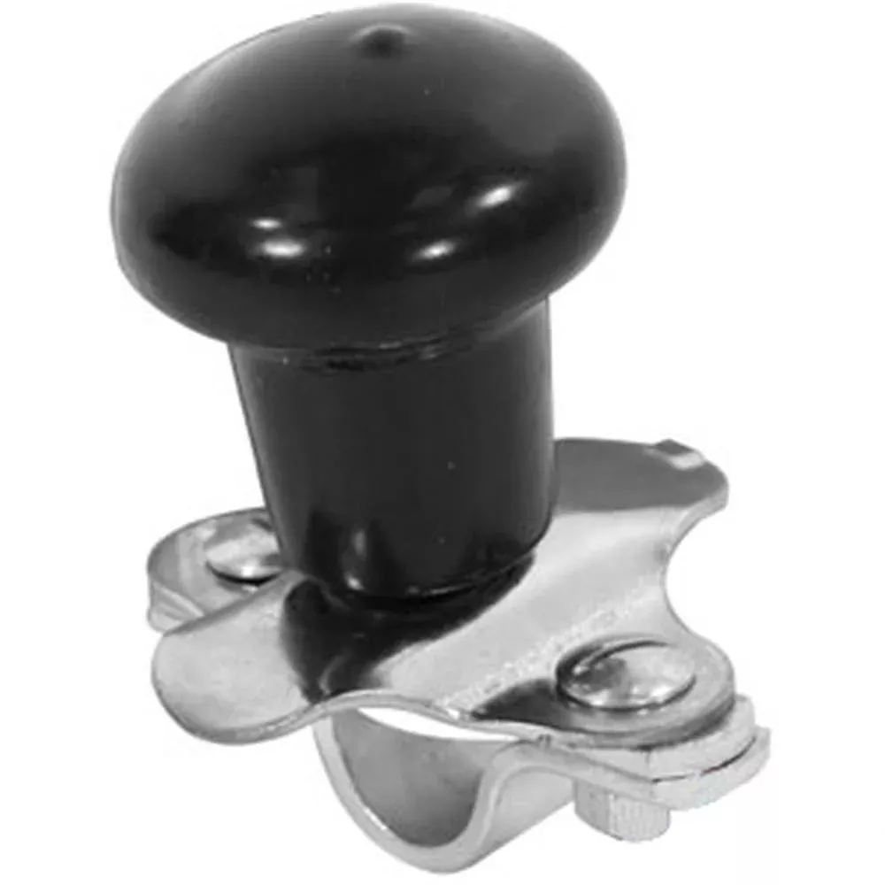 Black Tractor Steering Wheel Knob Spinner Ball Bearing Vinyl Coating WSV124B