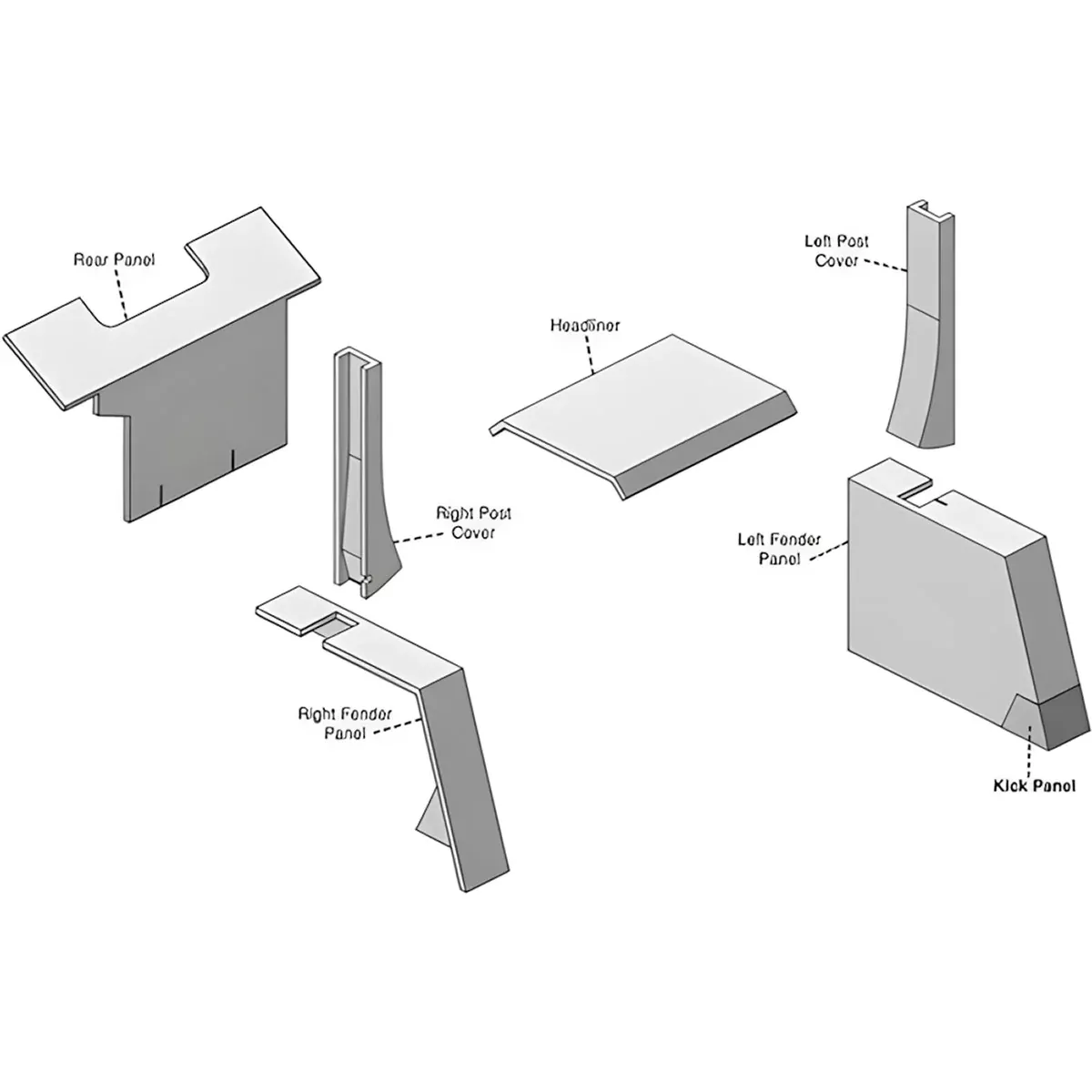 Cab Foam Kit for Case 1896, 2094, 2096, 2294, 3294