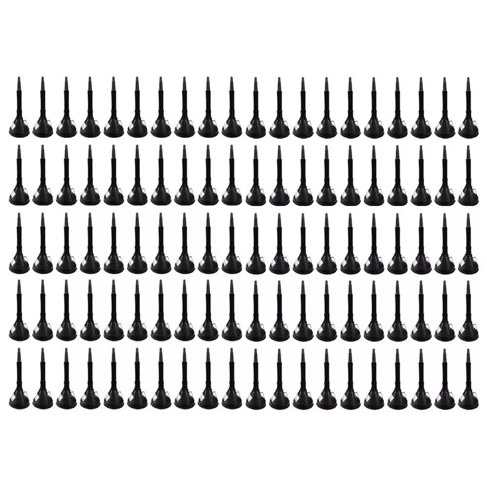 One Hundred (100) 6" Diameter Funnels with Screen and Bendable/Detachable Hose