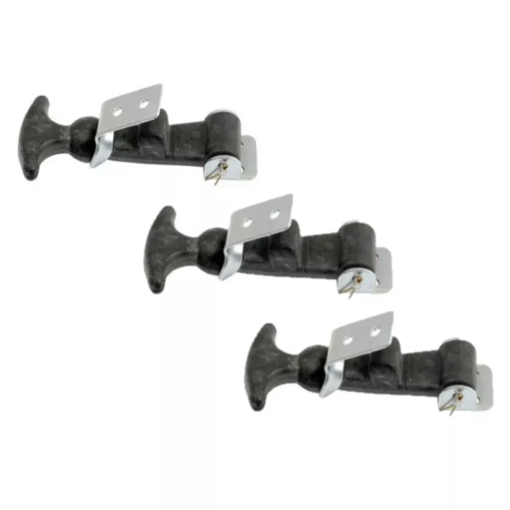 Set of (3) Hood Latch Handle Assembly S8390-1PC 5" Long & 3" C to C