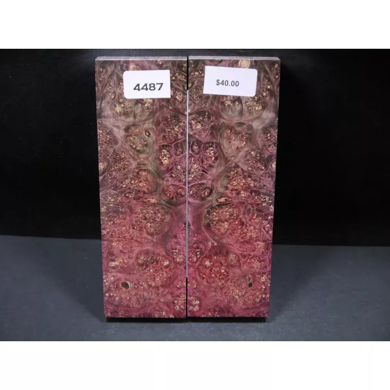 Stabilized Double Dyed Box Elder Scales SW4487