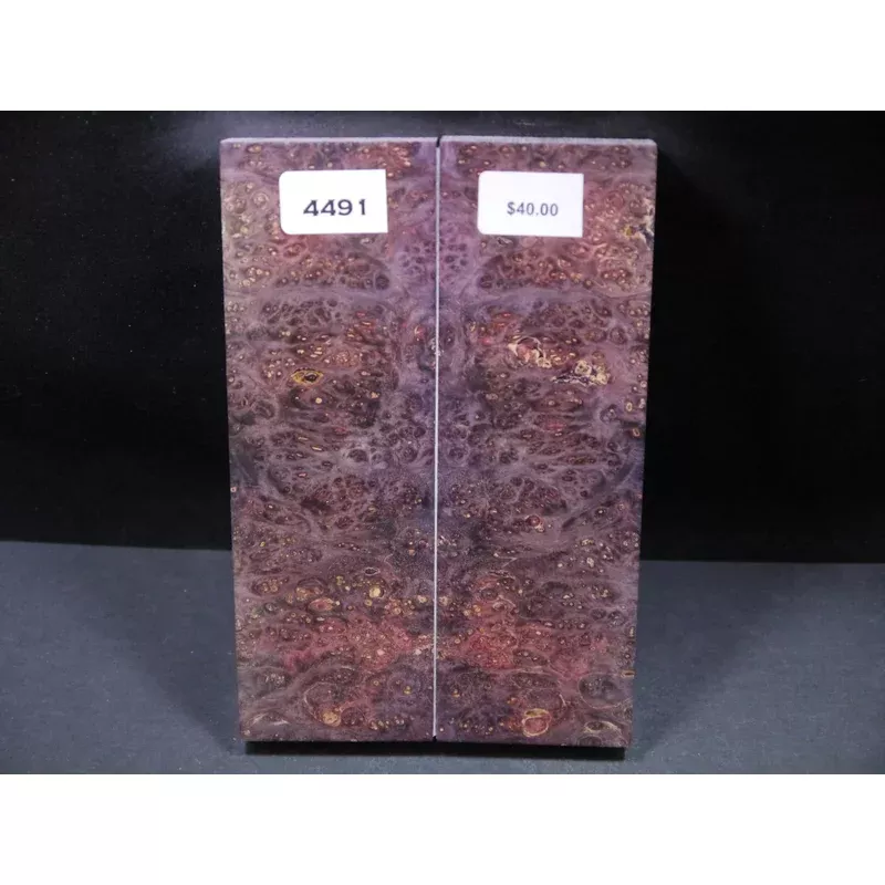 Stabilized Double Dyed Box Elder Scales SW4491