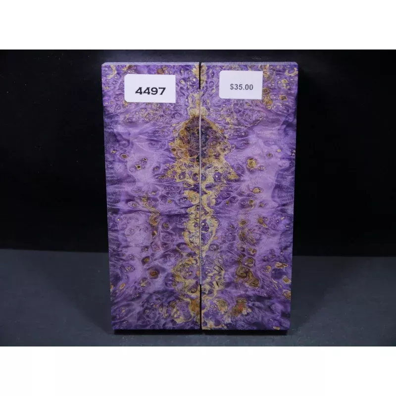 Stabilized Double Dyed Box Elder Scales SW4497