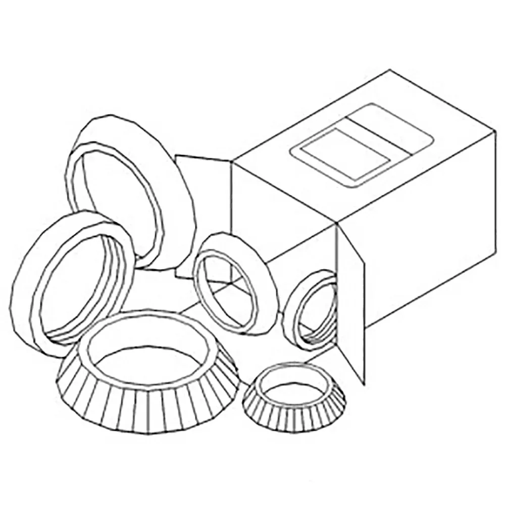 WBKCA3 New Wheel Bearing Kit Fits Case-IH Tractor Models 480C 480D 480E +