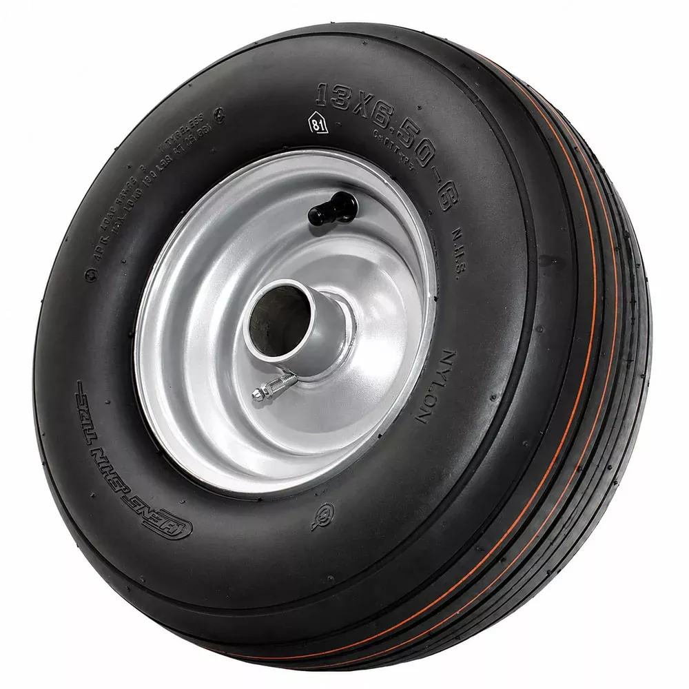 Wheel Assy *WITHOUT BEARINGS* for Dixie Chopper 10202, 97166, 9573, 13 X 650 - 6
