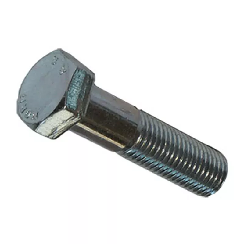 Zinc & Yellow Plated UNF Hex Bolt 3 /8 x 4-1 /2 Inch