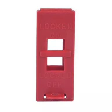 Zing Wall Switch Lockout,Red,3-8 In. Dia. 6064